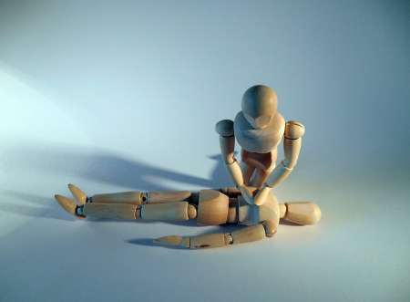 Massage de la poitrine